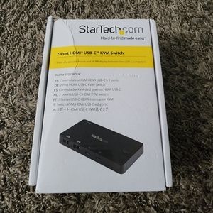 StarTech 2-Port HDMI USB-C Compact KVM Switch